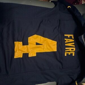 Nike Kids Favre NFL Jersey - Navy and Gold